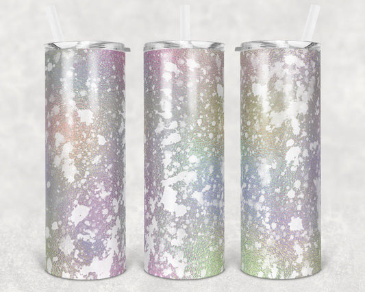 Power Wash Soap effect - 20 oz or 30oz Skinny Tumblers w/ Lid and Metal Straw