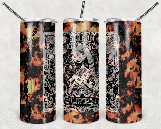 Scream Queen - 20 or 30oz Skinny Tumblers w/ Lid and Metal Straw