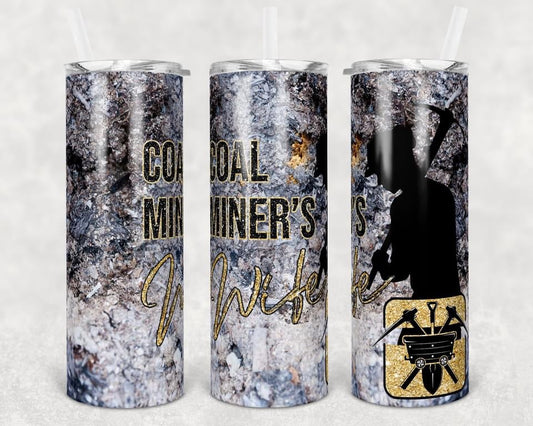 Tools Coal Miner -Occupation - 20 oz or 30oz Skinny Tumblers w/ Lid and Metal Straw