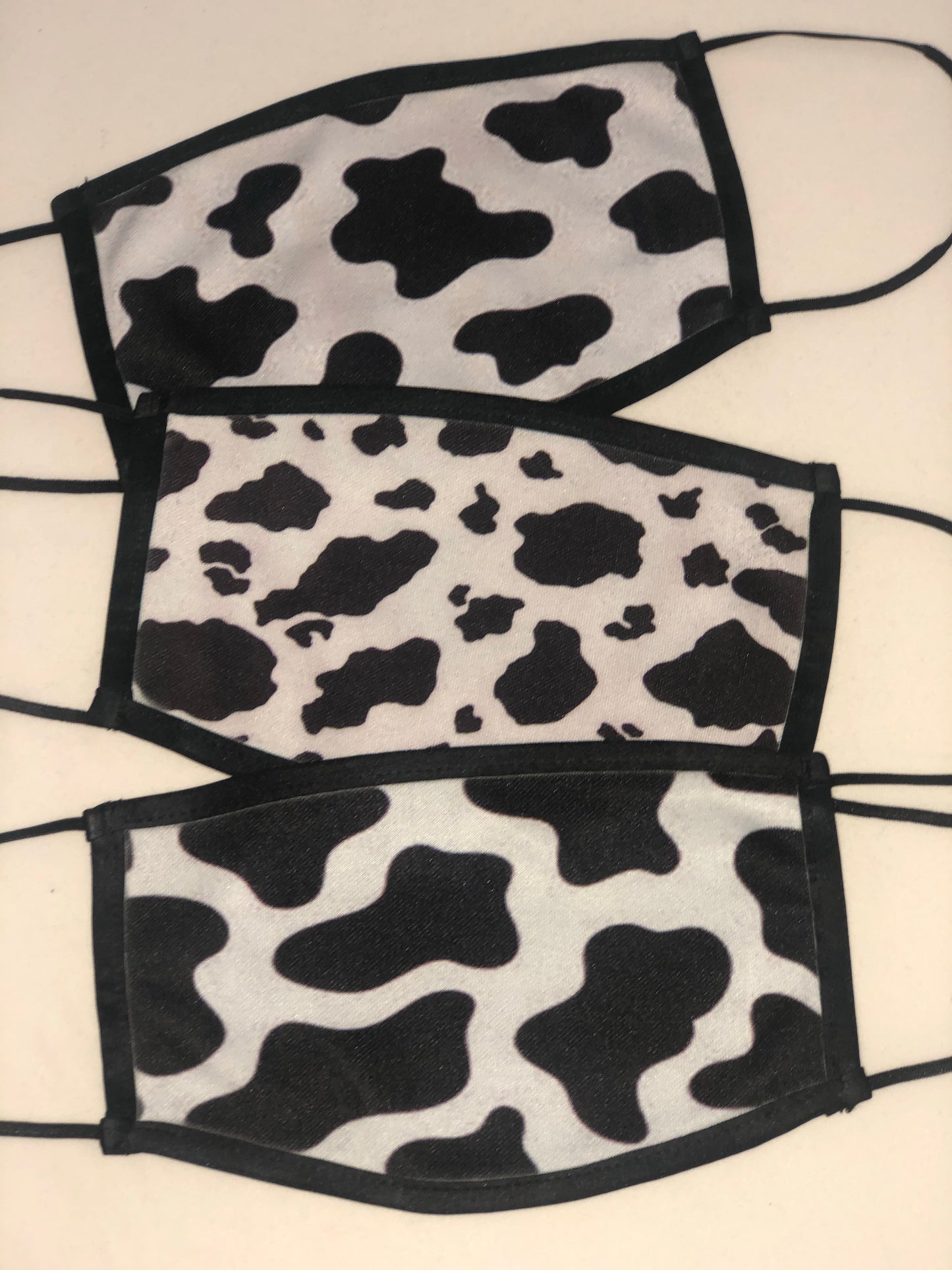 Cow Print Face Cover