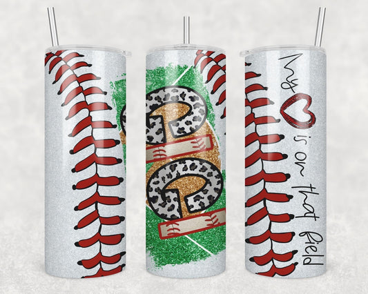 Baseball GiGi- 20 oz or 30oz Skinny Tumblers w/ Lid and Metal Straw
