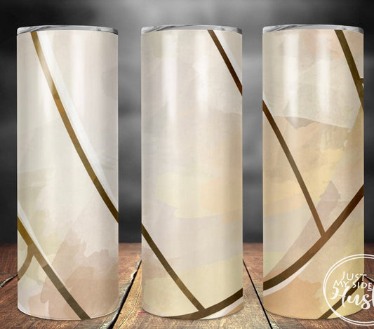 Volleyball  - 20 oz or 30oz Skinny Tumblers w/ Lid and Metal Straw