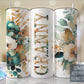Granny Emerald Floral -20oz or 30oz Skinny Tumblers w/ Lid and Metal Straw