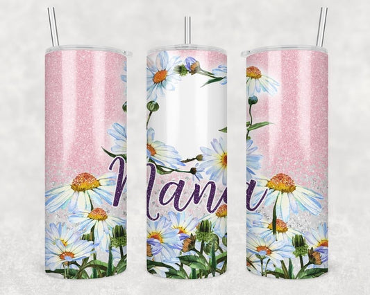 Nana Tropical- 20 oz or 30oz Skinny Tumblers w/ Lid and Metal Straw
