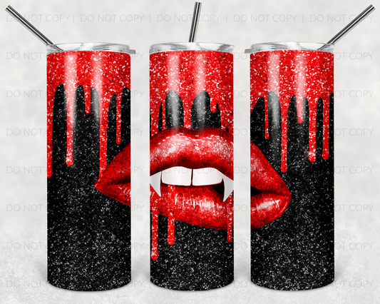 Vampires - 20 oz or 30oz Skinny Tumblers w/ Lid and Metal Straw