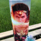 Superwoman-20 oz Skinny Tumblers w/Lid and Metal Straw