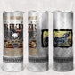 Biker Picture - 20oz or 30oz Skinny Tumblers w/ Lid and Metal Straw