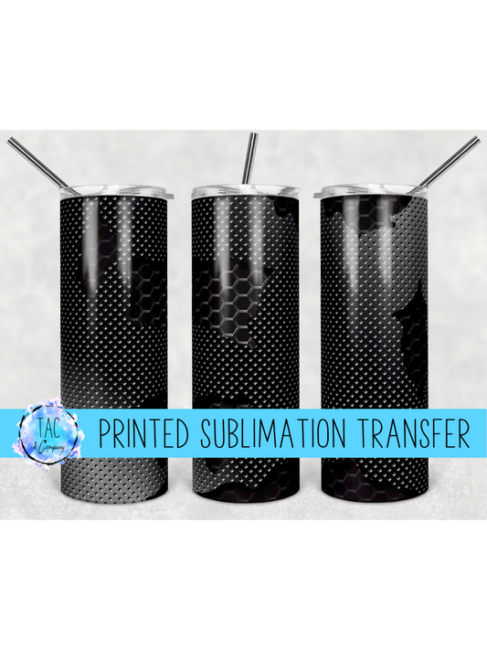 Black Metal Peek A Boo-Sublimation Print (This Is Not A Digital File)