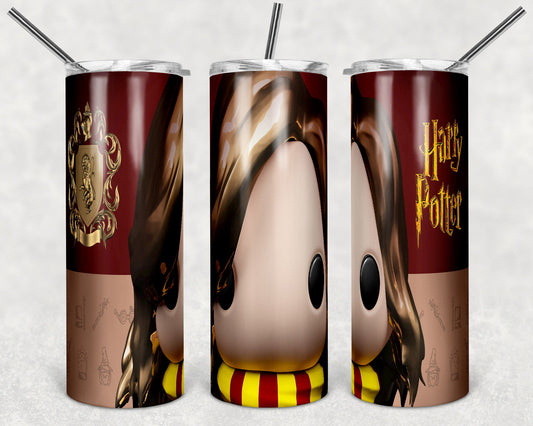 Harry Potter TV - 20 oz or 30oz Skinny Tumblers w/ Lid and Metal Straw
