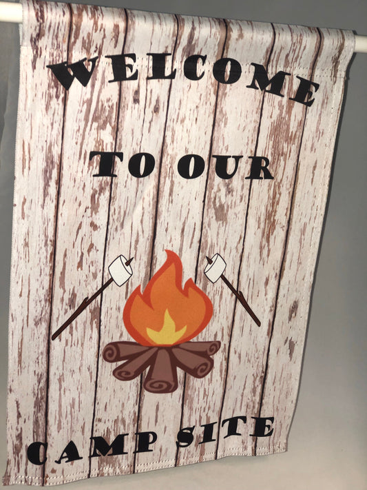 Garden Flag - Camping