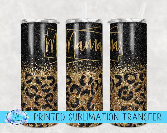 Mama Cheetah -Sublimation Print (This Is Not A Digital File)