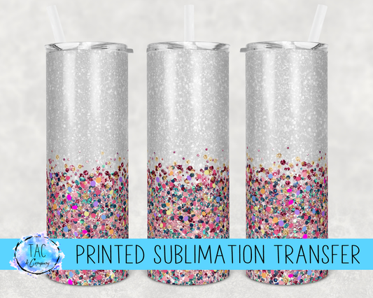 Micro Confetti Ombre  -Sublimation Print (This Is Not A Digital File)