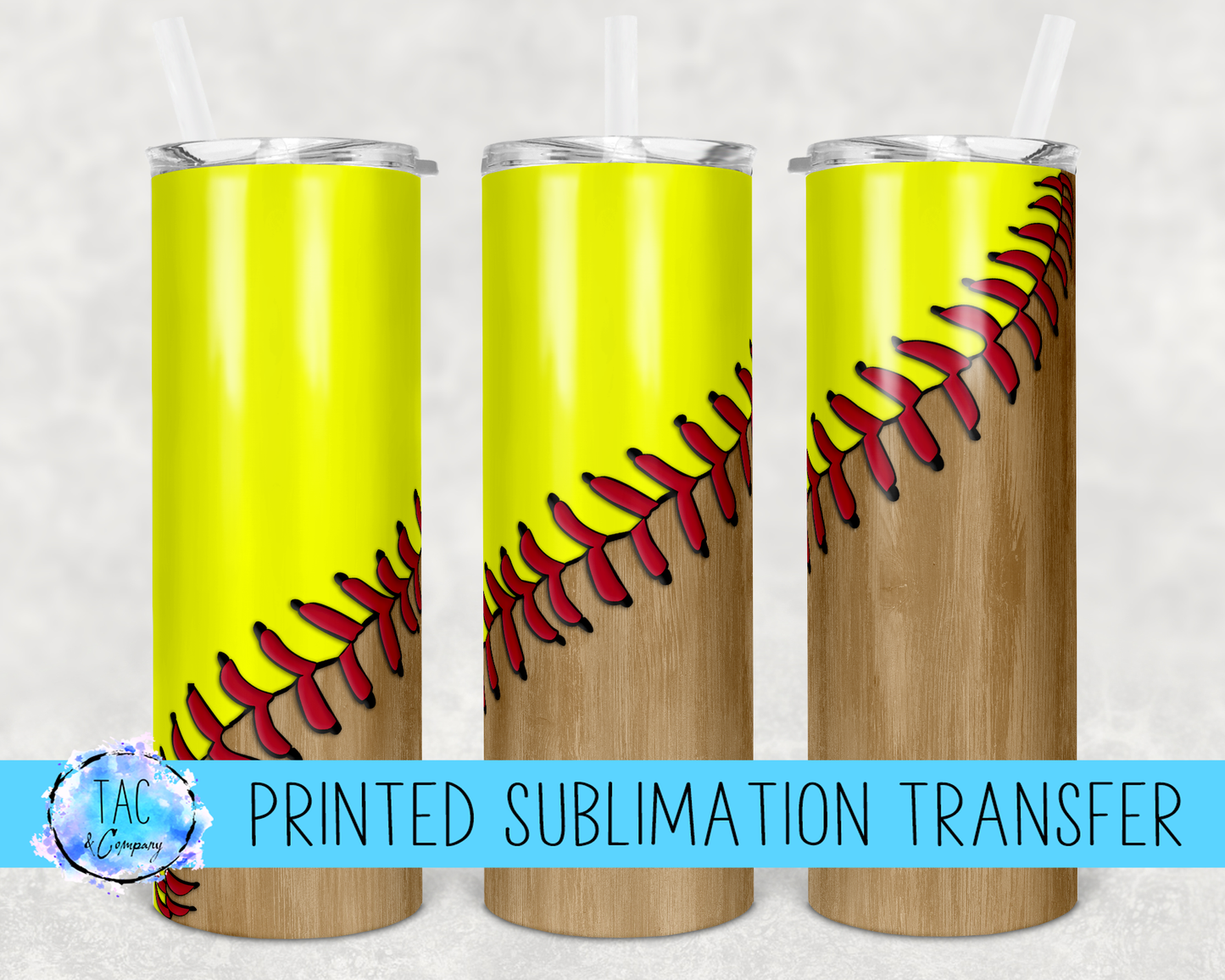 Softball Laces -Sublimation Print (This Is Not A Digital File)