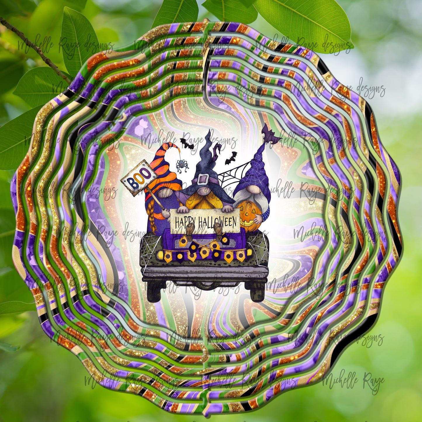 10 inch Wind Spinners- Halloween Gnomes