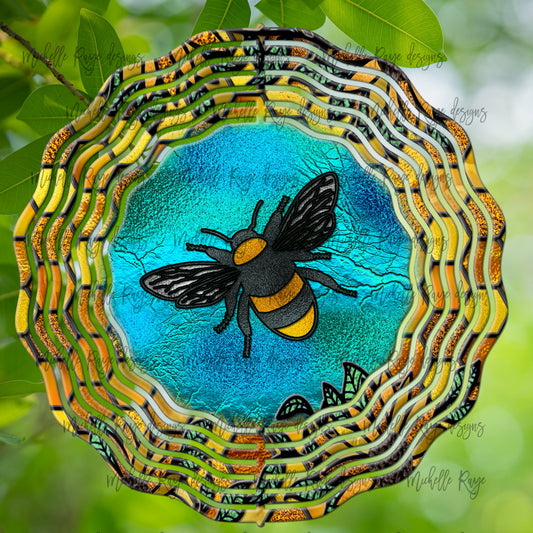 10 inch Wind Spinners -Bee