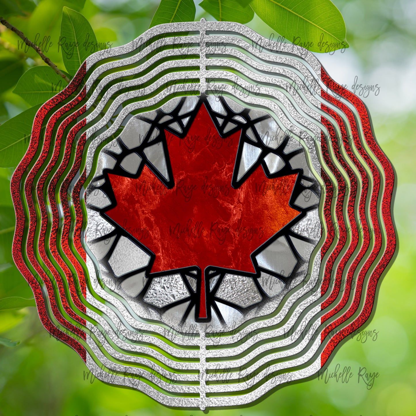 10 inch Wind Spinners - Canadian Flag