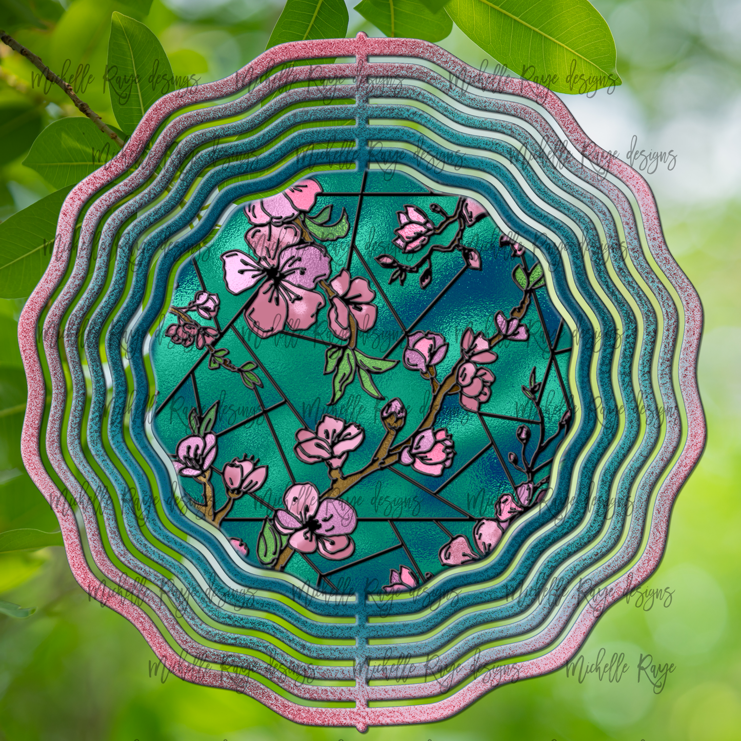 10 inch Wind Spinners - Cherry Blossoms