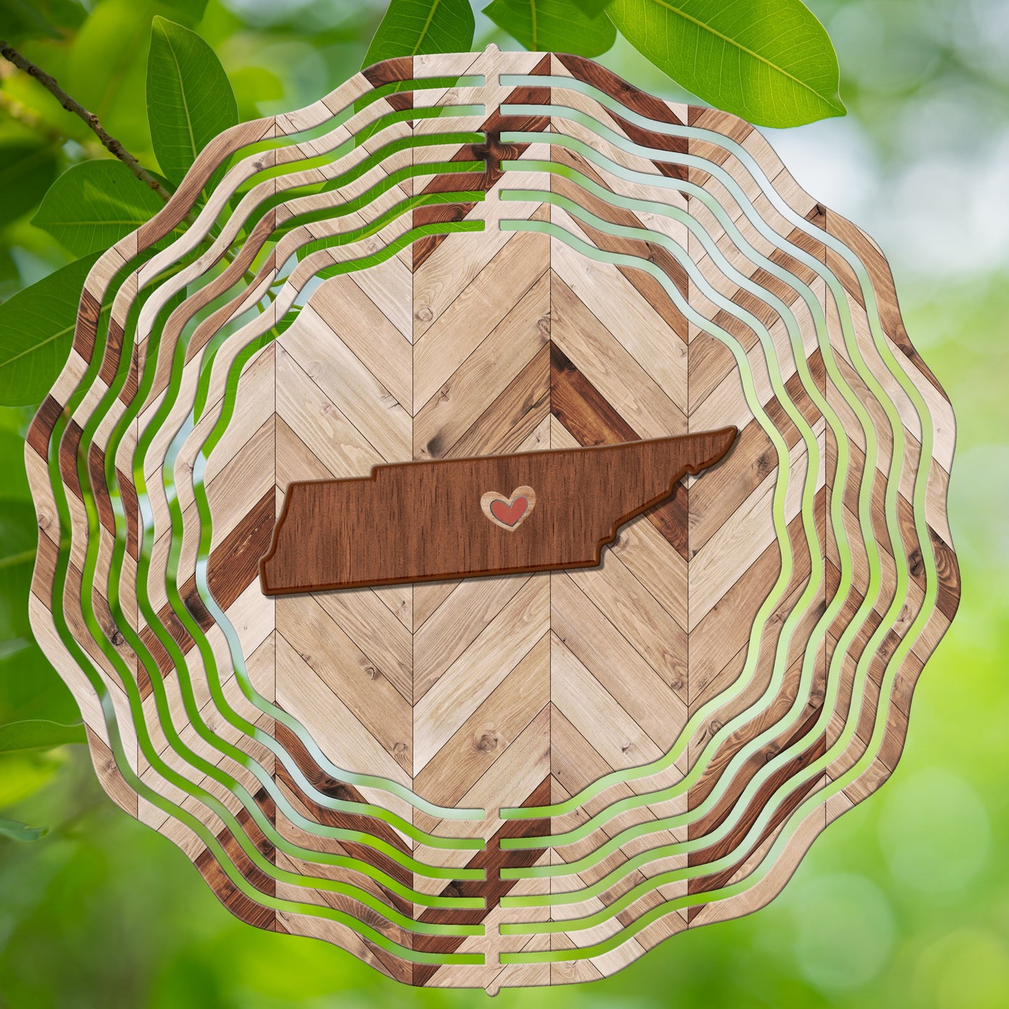 10 inch Wind Spinners-Wood Tennessee