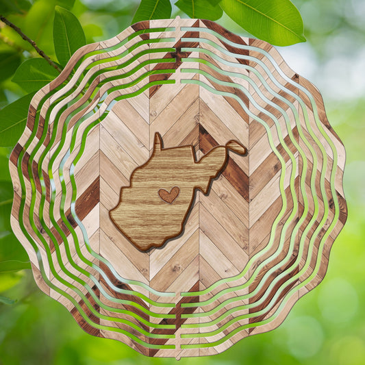 10 inch Wind Spinners-Wood West Virgina